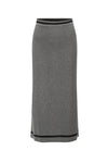 SWAYING 25 Early Autumn Cashmere Blended Straight Skirt SW-SW25PF3B04C2-SH Dark Gray